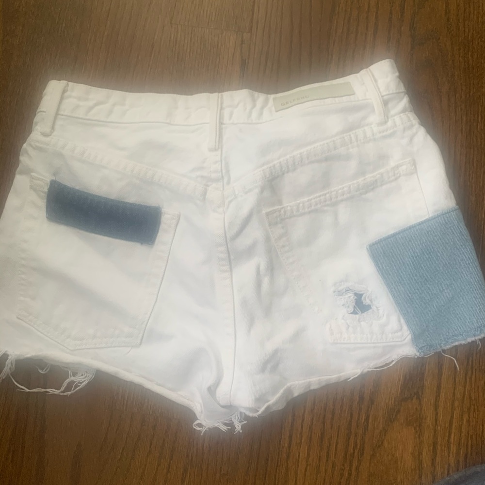 Grlfrnd Multi Patch Denim Shorts - image 3